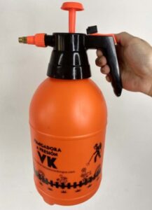 Fumigadora manual de presión 2 litros en PEAD para limpieza de aire acondicionado