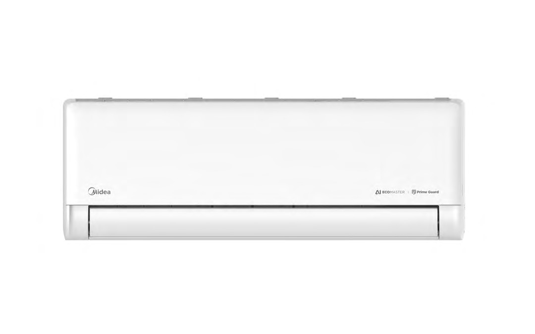 Aire acondicionado Midea Ecomaster, unidad interior blanca: imagen de la ficha del fabricante